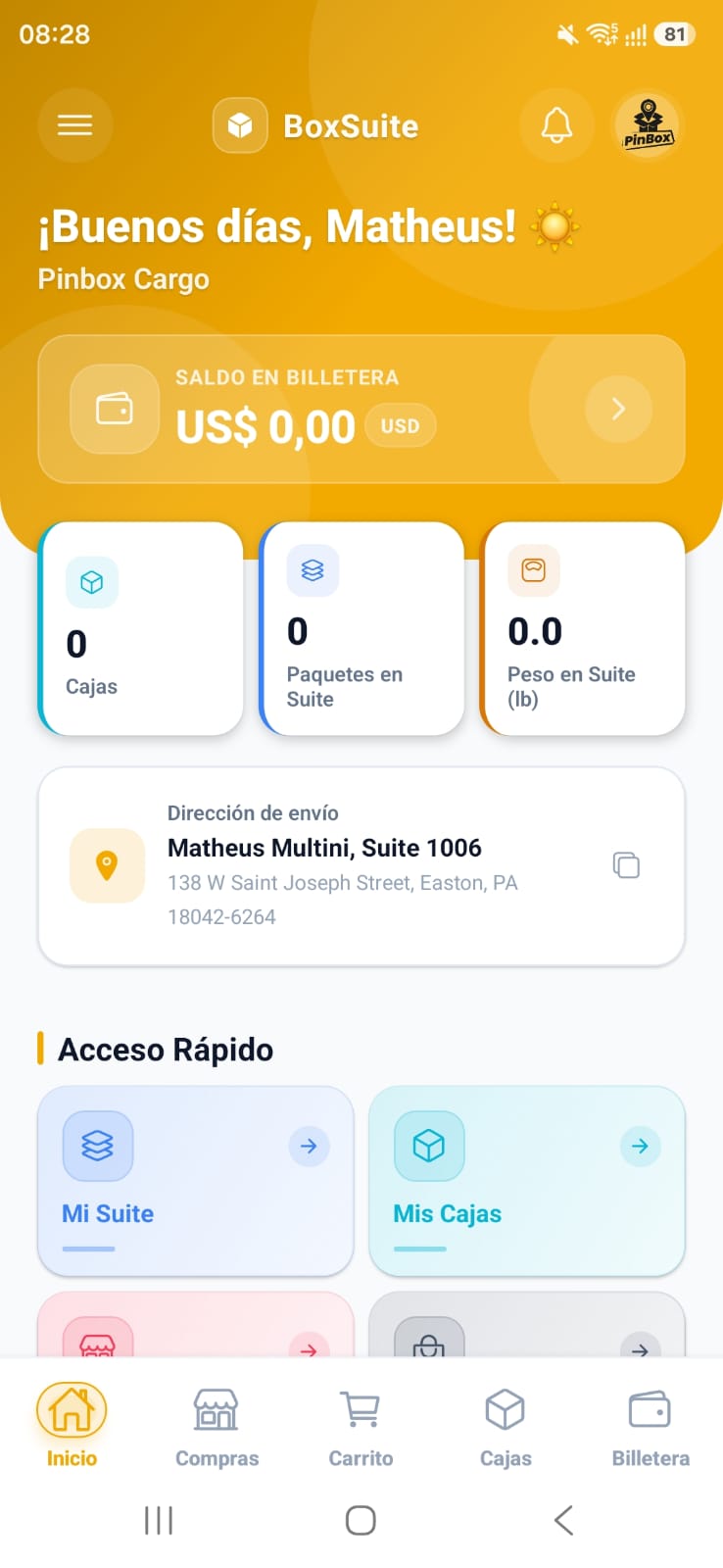 App PinBox Cargo