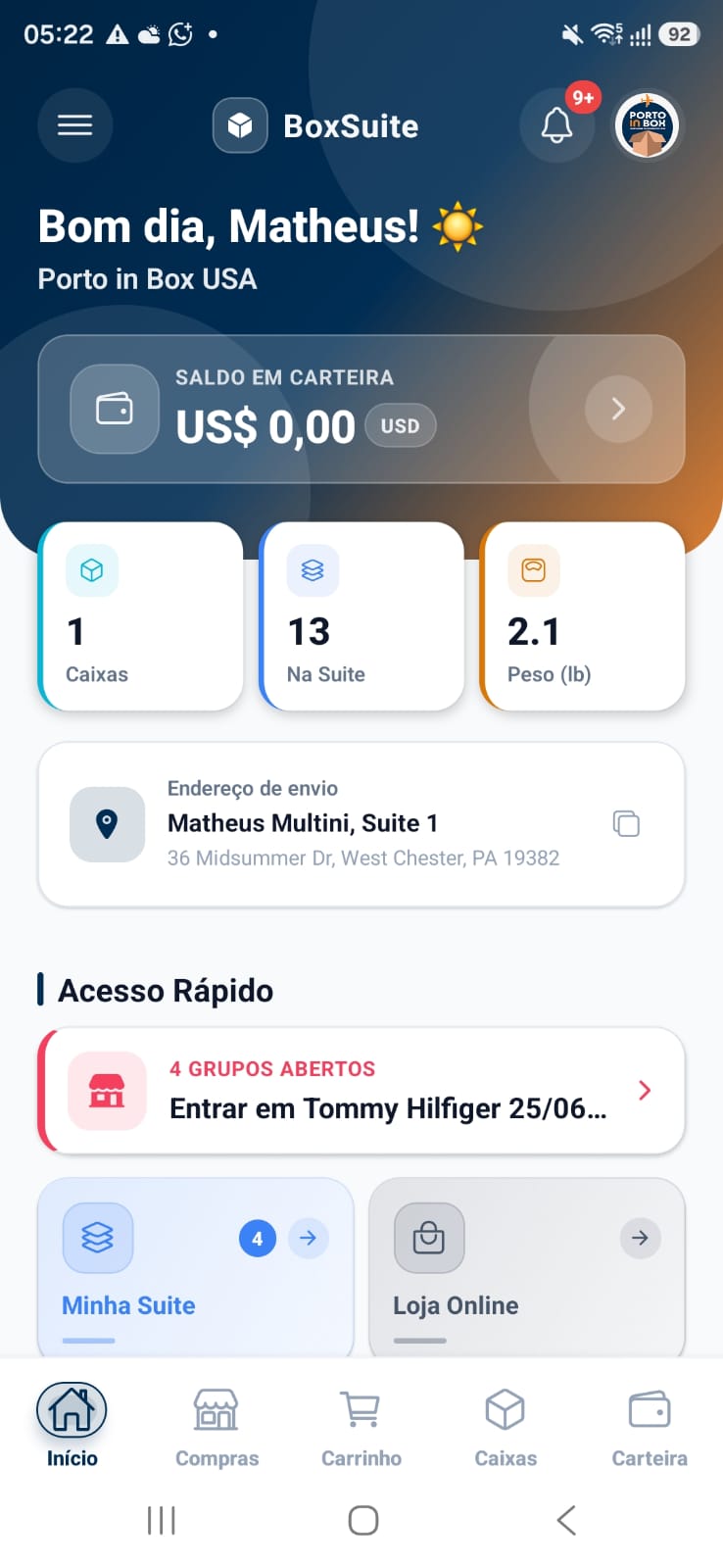 App Porto In Box Usa