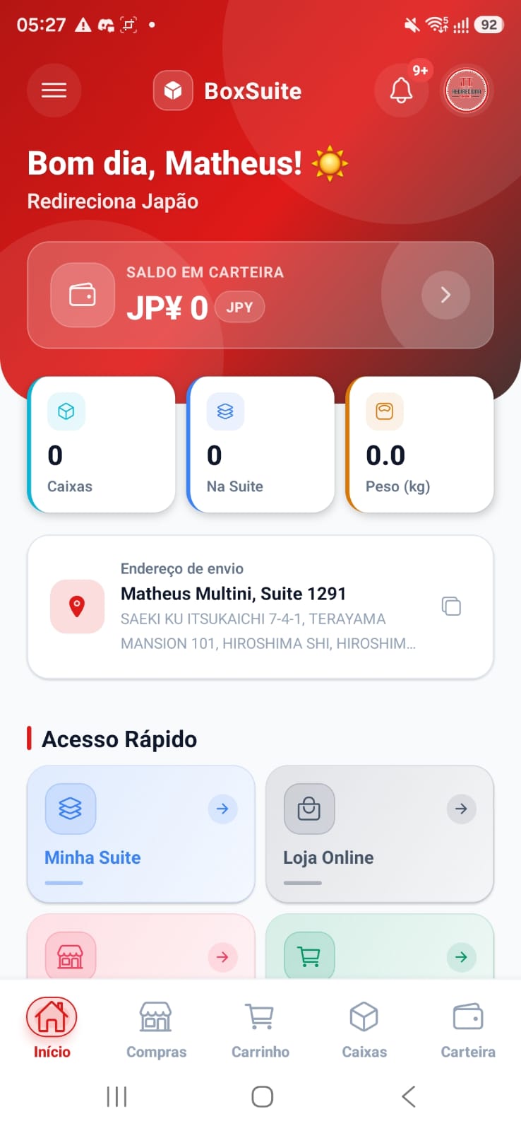 App Redireciona Japao